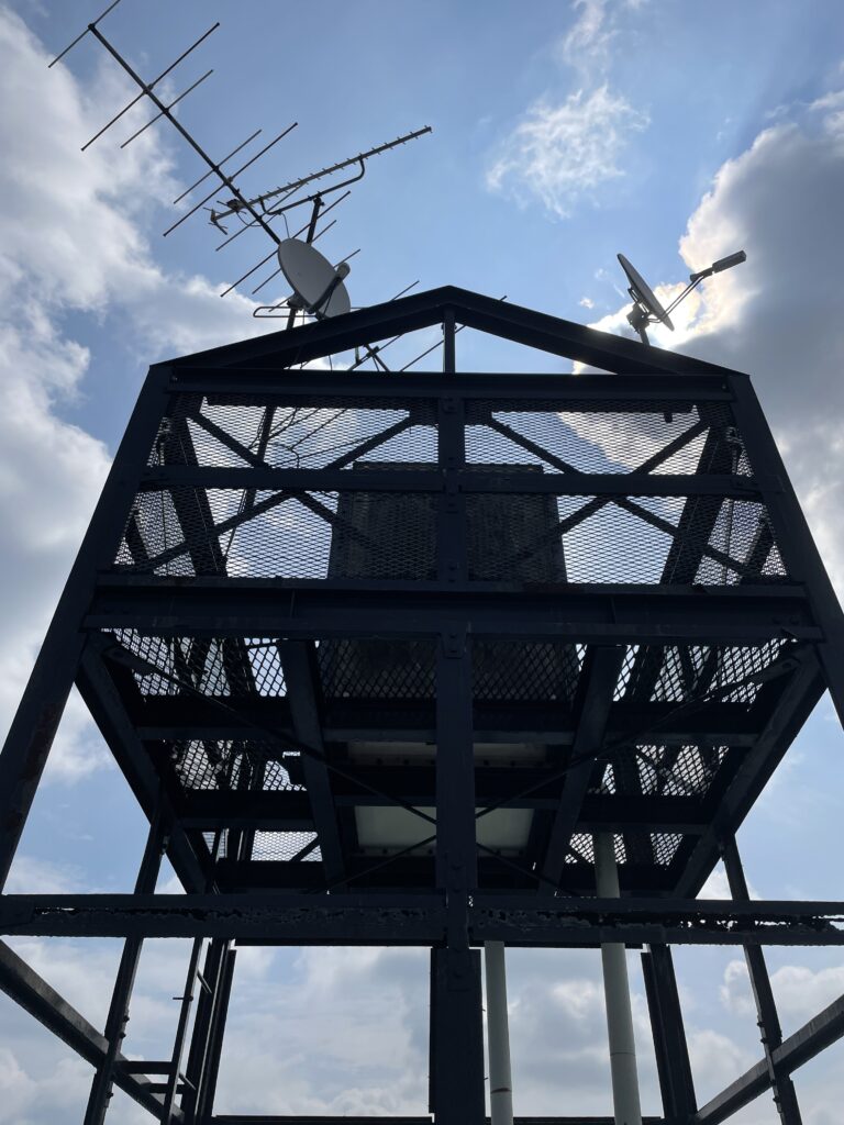 高架水槽の撤去